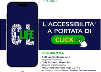 L’ITET “Rapisardi Da Vinci” presenta CL4life – L’accessibilità a portata di click.